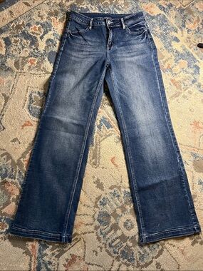 Women's Wide-Leg Jeans in Washed Blue
